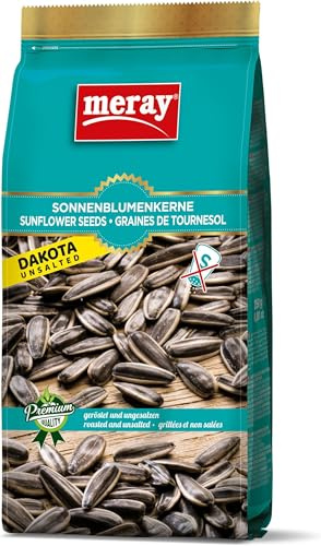 MERAY Semi di girasole Dakota tostati e non salati 250g (Confezione da 6)