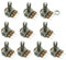 Aihasd 10PCS B1K 1K Ohm Adjustment Single Linear Rotary Taper Potentiometer Shaft 15mm