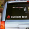 Oliver's Labels Custom Vinyl Youtube Window Car Decal Sticker Choose Font, Color and Text