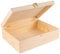 Creative Deco A4 Holzkiste mit Deckel | 33,8 x 24,8 x 10 cm (+/- 1 cm) | Unlackierte Aufbewahrungs-Box | Große Schatulle | Große Holzbox Ideal zur Lagerung der Wertsachen, Spielzeugen und Werkzeugen