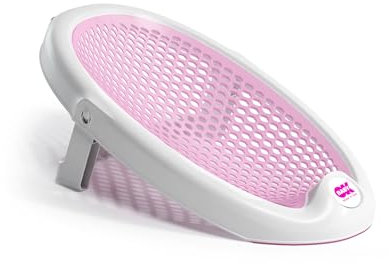 OKBABY Jelly - Sdraietta da Bagno Richiudibile, Morbida e Confortevole per il Bagnetto del Neonato 0-8 Mesi (8kg) - Rosa