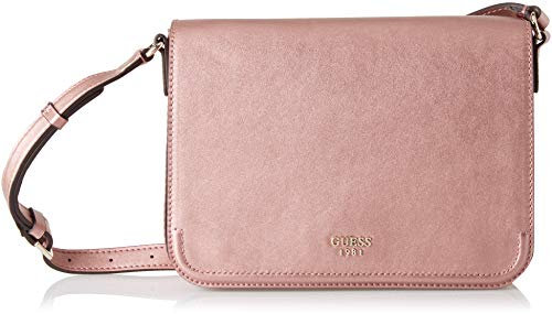 Guess Kamryn, Sacs bandoulière femme, Rose (Metal Rose/Mro), 25.5x19x6 cm (W x H L)