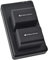 DSTE Batterie de Remplacement en 2 pièces NP-FV70 Batterie + Double Chargeur USB kompatibel mit Sony HDR-CX210 HDR-CX220 HDR-CX230 HDR-CX260V HDR-CX290 HDR-CX300 HDR-CX305 HDR-CX330