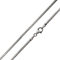 MATERIA 925 Silber Panzerkette Herren Damen - flache 70 cm Kette 2mm breit antik geschwärzt in Etui K16-70cm