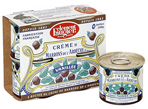 FAUGIER - Crème De Marron Vanille 400G - le Lot De 3