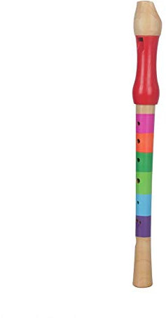 Jouet de flûte en Bois, Jouet de flûte en Bois d'éducation préscolaire Multicolore pour Les Enfants pratiquent 4 Couleurs (Multicolore) Wooden Flute for Kids Flute Bambou Enfant