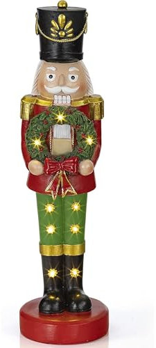 VP Home LED Christmas Holiday Nutcracker, Multicolor (SL882)