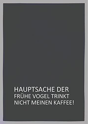 WESTCRAFT Maritime Geschirrtücher / Küchen-Handtuch - Dish Towel Vintage aus 100 Prozent Baumwolle 50 x 70 cm (FRÜHE Vogel weiß)