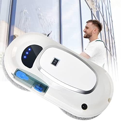 Samnuerly Window Cleaner Robot,Automatic Robotic Window Cleaning Vacuum Cleaner Smart Glass Robot,for Inside And Outdoor High Window Remote Control Window Cleaner Tools
