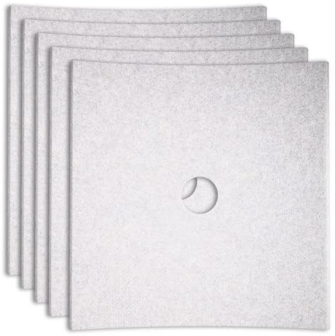 5 x Set Ersatz-Filter für MAICO Lüfter ZF 60/100 Staubfilter - 135 x 135 mm/Loch 22 mm - Badlüfter Lüftungsgeräte alle ER-Typen-AP/APB 0093.0680