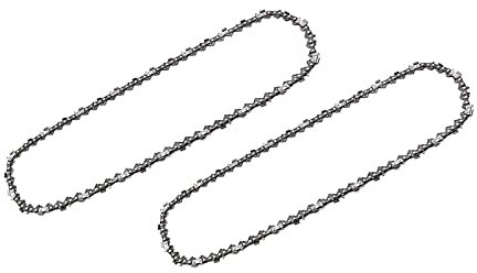 ZLIANGQ 2-Pack 8 Inch Chainsaw Saw Chain for Oregon S33, Sun Joe SWJ800E SWJ806E Pole Saw Polesaw, Greenworks 20302 20192, Portland 62896, Wen 4019 (3/8 LP Pitch 0.050'' Gauge 33 Drive Links)