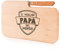 AMAVEL Tagliere in Legno con Coltello e Incisione per Il Miglior papà, Idea Regalo Festa del papà, Tagliere per Colazione o Aperitivi, Accessori da Cucina di Design