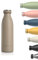 LARS NYSØM Edelstahl Trinkflasche 350ml, 500ml, 750ml, 1L, 1 5 liter | Thermosflasche Kohlensäure geeignet | Auslaufsichere Wasserflasche für Sport, Outdoor, Schule (Taupe Brown, 500ml)