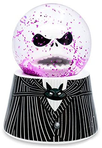 Disney The Nightmare Before Christmas Jack 3-Inch Mini Light-Up Snow Globe