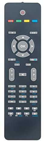 ALLIMITY Reemplazo de Mando a Distancia adaptar por Alba AnSonIc Aya Bluesky Clayton ecron Elbe GrunKel G3209 XTV-1601-TDT DVB26-TDT-NG CL1610M2 BS3707HDTDT AL32TNHD875 LCD326HP LCD32880HDF