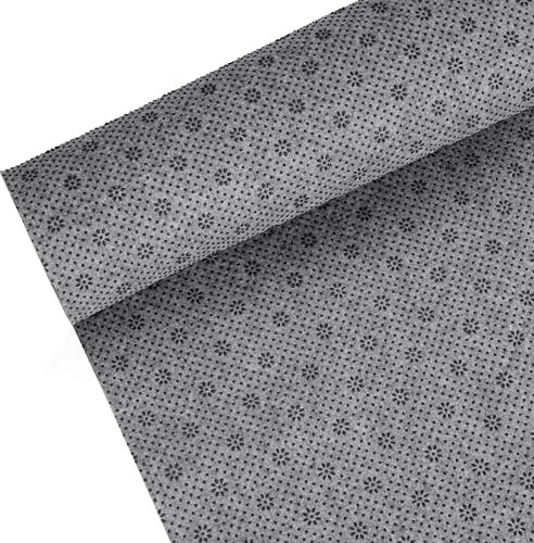 Winter Shore Anti Derapant Tapis - Tissu de Tuftage - Anti Glisse Tapis avec Motif Fleuris en PVC - Sous Tapis Antidérapant en Polyester Cousu ou Collé - 180 x 100 cm