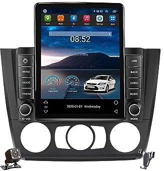 Android 12.0 Autoradio Stereo mit 4G WIFI Carplay für B-MW Series 1 118d 120d E81/E82/E87/E88 2004-2012 Sat GPS Navi 10.4 zoll Touchscreen Multimedia Video Player FM BT Receiver,B,TS400