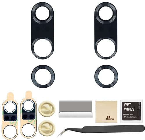 LUVSS 2 Pack Kamera Glas für Huawei P20 Pro Rückseite Kamera Deckel Linse Original Wasserdich Ersatz Reparatur