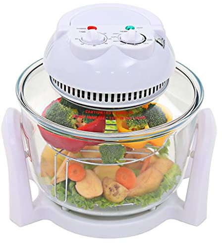 Forno a convezione alogena con anello di estensione 800 W 10 L,Casa & Giardino,Arti della tavola & arti culinarie,Elettrodomestici da cucina,Forni,Bianco,10.758 LB,50653