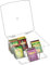 Wuudi Tea Storage Box Tea Organizer Made of Clear Plastic with 9 Compartments Tea Bag Holder for Tea Bags,Sugar, Coffee Pods or Other Small Items
