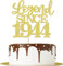 1 Stück Aufschrift Legend Since 1945 Tortenaufsatz 80 Kuchen Topper Glitter alles Gute zum 80. Geburtstag Kuchen Pick 80 Fabulous Tortendekorationen 80th Gold
