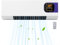 Wall Air Conditioner Fan, 2000W Wall Mounted Air Conditioner Fans With Remote Control | Winter Warmer Small Multifunctional Blowing Supplies Home Appliance For Bedroom, Living Room