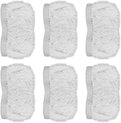 Daaxing Paño de microfibra para trapeador Polti de repuesto para mopa de vapor para PAEU0282 para la serie POWERFRESH, almohadilla de paño lavable reutilizable (6 piezas)
