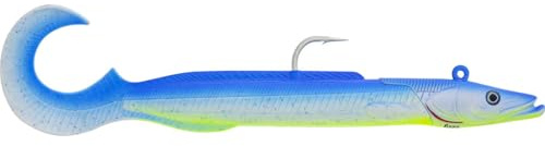 Westin Sandy Andy Curltail Jig - Meeresjig, Farbe:Electric Lagoon, Gewicht/Länge/Hakengröße:122g / 22cm / Gr. 8/0