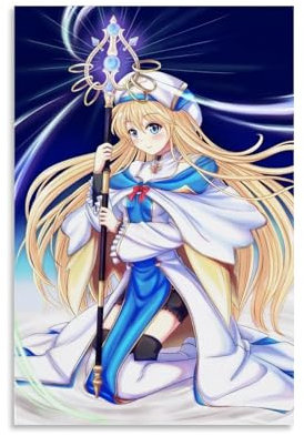 CBEJFGTX Goblin Slayer Anime Role Priestess Poster Dekorative Malerei Leinwand Wandkunst Wohnzimmer Poster Schlafzimmer Malerei 12x18inch(30x45cm)