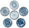 Besmeety Keramik 6x Dipschalen Set, Dip Schälchen, Sojasauce Schälchen, Servierschalen Set, Snackschalen, Sushi Set, Saucenschälchen (1, 10.3cm)