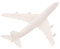 Vaguelly Kleines Flugzeugmodell Mini-flugzeugmodell Modellbausätze Für Flugzeuge Miniatur-flugzeugmodell Modellflugzeuge Flugzeugmodelle Flughafenmodell Spielzeugflugzeug Plastik Weiß