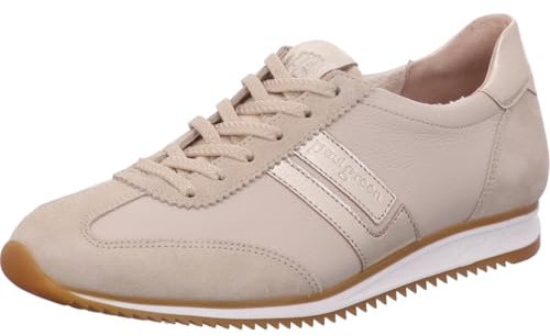 Paul Green Damen Schnürhalbschuh in beige-Kombi - Gr. 42
