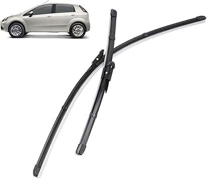 LiLiQi Scheibenwischer für FIAT Punto Evo 2009-2016,Scheibenwischer Set Passend Flachbalkenwischer