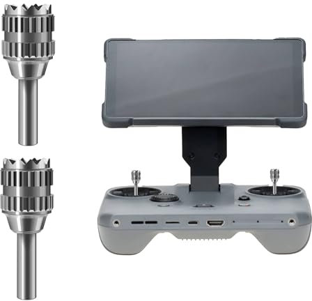 BeisDirect Mavic 4 Pro - Paletas de control para dron para DJI Mavic 4 Pro RC Pro 2, mando a distancia, balancín de acero inoxidable, accesorios de repuesto (1 par)