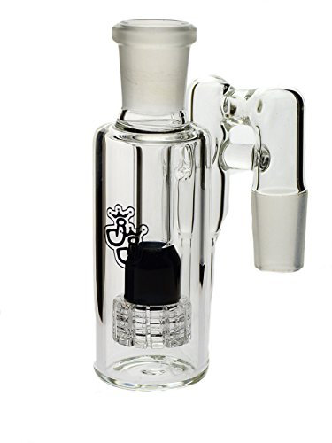 Jelly Joker Bong-Vorkühler mit Percolator aus schwarzem Glas - 18,8 mm, 11 cm - Head&Nature Bong-Kollektion