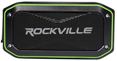 Rockville Rock Anywhere Waterproof Portable Bluetooth Speaker+TWS Stereo Linking