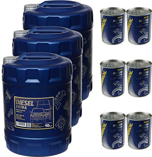 30L Motoröl MANNOL SAE 10W-40 DIESEL EXTRA 6xMotor Doctor