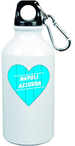 Tipolitografia Ghisleri Borraccia Cuore Diviso Napoli Azzurra