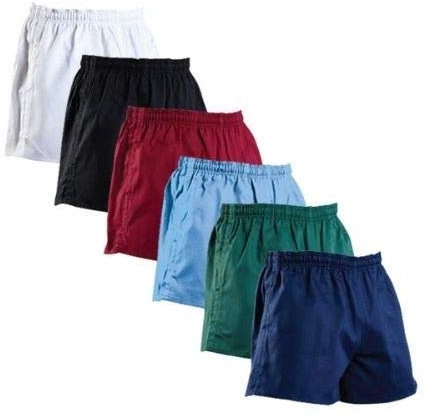 DON LAST MAN STANDS Mens Rugby Shorts Cotton Gym Leisure Fitness Training Active Wear (Green, 36)