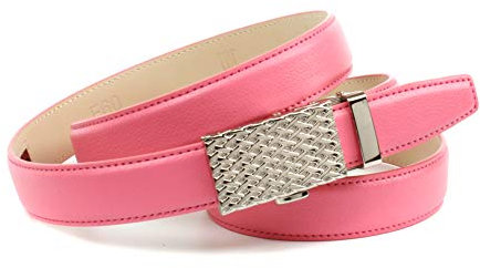 Anthoni Crown Ledergürtel Ceinture, Rose, 80 cm Femme