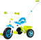 BEST SPORTING Dreirad 2 in 1 ab 1 Jahr I Robustes Dreirad mit Schubstange I blau - grün I hochwertiges Dreirad ab 1 Jahr mit Sicherheitsgurt I Kinderdreirad inkl. Transportbox