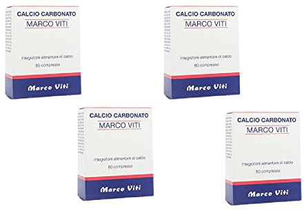 CALCIO CARBONATO VITI 60CPR OFFERTA QUATTRO CONFEZIONI PIU' OMAGGIO SAPONETTA NATURALE