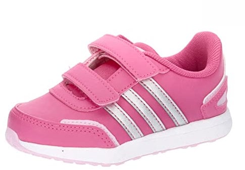 adidas Mixte bébé VS Switch 3 Lifestyle Running Hook and Loop Strap Shoes, Pulse Magenta/Silver met/Orchid Fusion, 21 EU