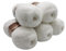 5 x 100 g Angora gold simli Glitzerwolle, Effektwolle einfarbig, 500 Gramm Metallic - Wolle mit 20% Woll-Anteil (weiss 55)