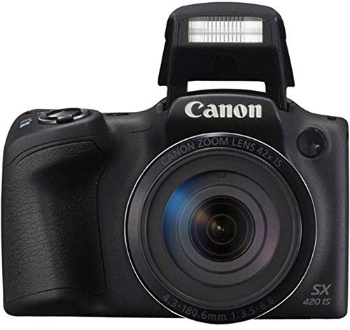 Canon Powershot SX420 IS Digital Cameras 20.5 Megapixels 42x Optical Zoom red (Renewed)