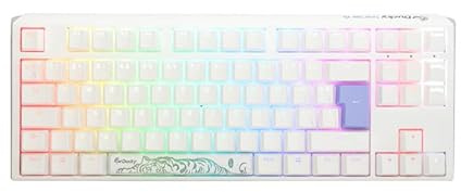 Ducky One 3 Classic TKL Hot-Swap RGB MX-Silver Blanco Marca