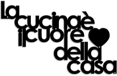 Decorazione per la Casa, Accessori Cucina Particolari, Metallo Nero Appeso a Parete Decorazione Lettering La cucina è il Cuore Della Casa, Decorazione Murale da Appendere per La Cucina, 30CM