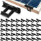 Ylinge 100 Stück Solarpanel Wasserablauf Clips Entwässerung Clips Photovoltaik Panel Schlammentfernungsclips PV Wasserablauf Clips PV Module Reinigung Clips für Wasser Ablauf (30 mm)