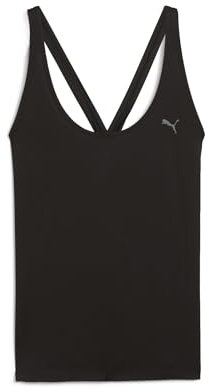 PUMA Unisex Move CLOUDSPUN Loose FIT Tank - Regular Length Panzer, PUMA Black, L