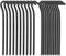 Necneecu Zeltheringe, 18 cm/7 Aluminiumlegierung Zeltheringe Aluminium Heringe Erdnägel für Harte Böden, ideal für Garten, Camping, Abenteuer, Picknick Zelt(20, schwarz)